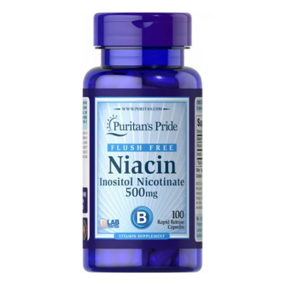 Ніацин, Flush Free Niacin 500mg - 100 caps