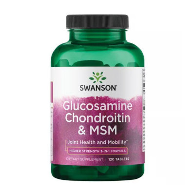 Glucosamine Chondroitin & Msm - Higher Strength - 120 tabs Glucosamine Chondroitin & Msm - Higher Strength - 120 tabs