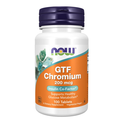 Хром, GTF Chromium 200mcg - 100 tabs Хром, GTF Chromium 200mcg - 100 tabs