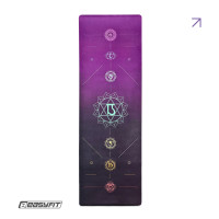 Коврик для йоги EasyFit Chakra Flow (замша-каучук)