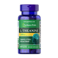 L-Теанін, L-Theanine 200 mg - 60 caps