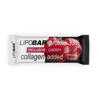 Протеїновий батончик, Lipobar Exclusive - 50g Cherry