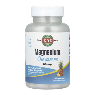 Magnesium Chewables 60mg - 90 chewables Magnesium Chewables 60mg - 90 chewables