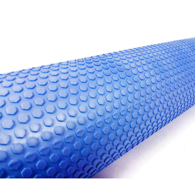 Масажний ролик EasyFit Foam Roller 90 см Синій