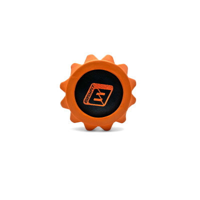 Масажний ролик EasyFit Solid Roller v.1.2s 33х13 см помаранчевий