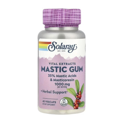 Екстракт мастикової смоли, Mastic Gum Extract 500mg - 45 vcaps