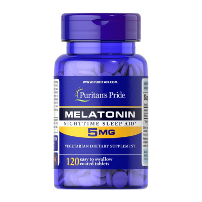 Мелатонін, Melatonin 5mg - 120 tabs