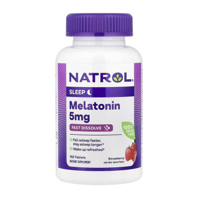 Мелатонін, Melatonin 5mg - 150 tabs