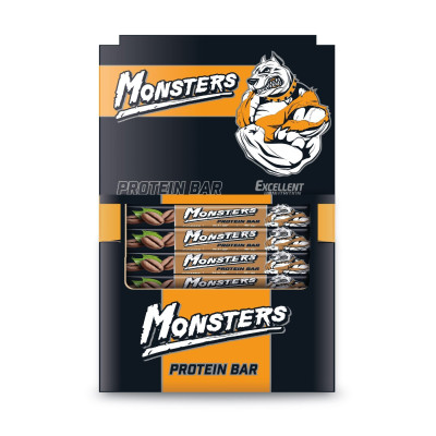 Протеїнові батончики, Monsters - 24x40g Coffee
