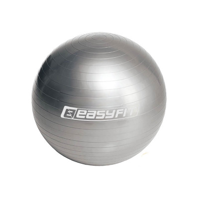 М'яч для фітнеса EasyFit 75 см сірий М'яч для фітнеса EasyFit 75 см сірий