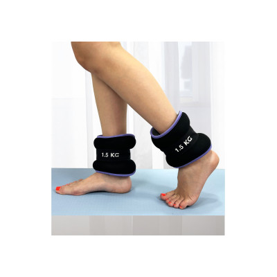 Обтяжувачі EasyFit Comfort 1,5 кг для ніг та рук з металом (пара) Обтяжувачі EasyFit Comfort 1,5 кг для ніг та рук з металом (пара)