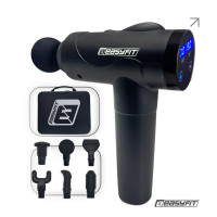 Перкусійний масажер для спини EasyFit Vibe 6 насадок, 30 режимів