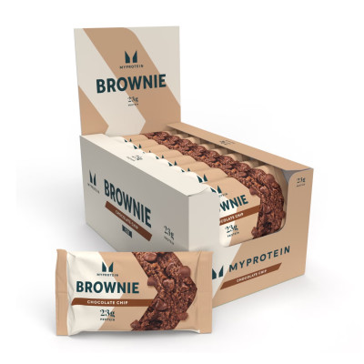 Protein Brownie - 12x75g Chocolate Chunk Protein Brownie - 12x75g Chocolate Chunk
