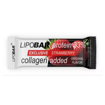 Протеїновий батончик, Exclusive - 50g Strawberry