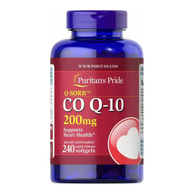 Коензим Q10, Q-Sorb Co Q-10 200mg - 240 softgels