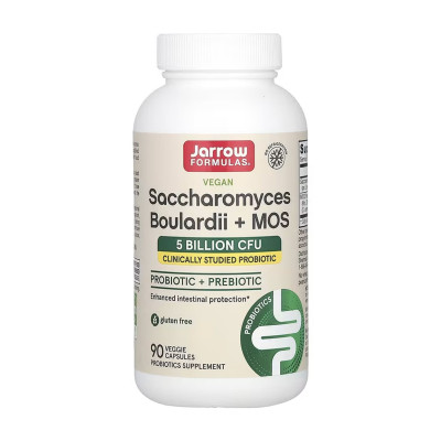 Сахароміцети Буларді, Saccharomyces Boulardii + MOS - 90 caps Сахароміцети Буларді, Saccharomyces Boulardii + MOS - 90 caps