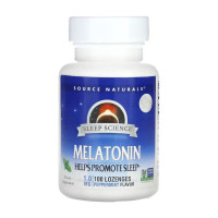 Мелатонін, Sleep Science® Melatonin 1mg Peppermint - 100 lozenges