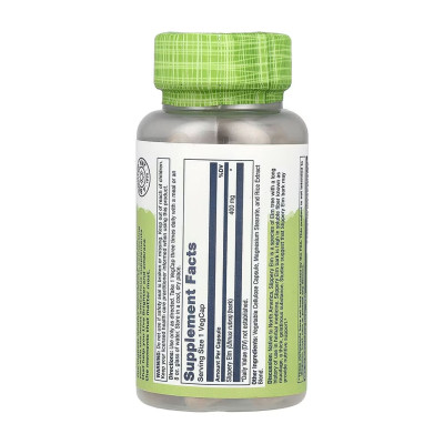 Кора В'яза Іржавого, Slippery Elm Bark 400mg - 100 vcaps