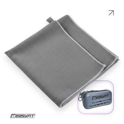 Спортивний рушник EasyFit RoyalWing 90х50 см з мікрофібри + кейс Спортивний рушник EasyFit RoyalWing 90х50 см з мікрофібри + кейс