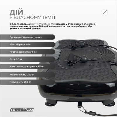 Віброплатформа EasyFit VibroStep Max