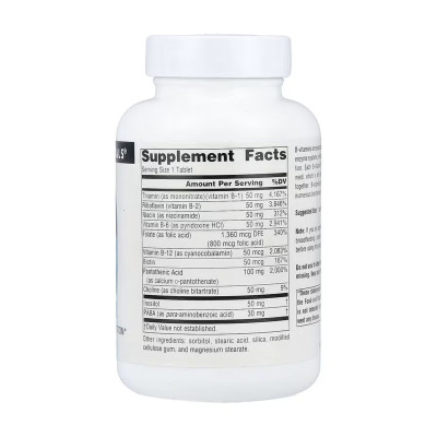 Vitamin B-50 Complex 50mg - 50 tabs