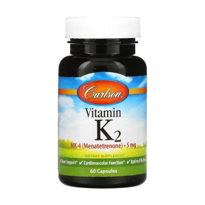 Вітамін К2, Vitamin K2 MK-4 - 60 caps Вітамін К2, Vitamin K2 MK-4 - 60 caps