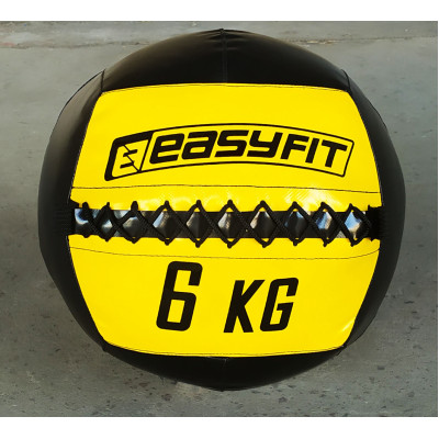 Медичний м'яч EasyFit Wall Ball (медбол, волболл) 6 кг