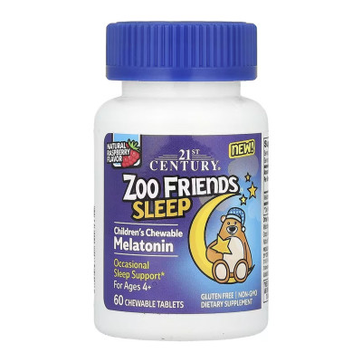 Комплекс для сну, Zoo Friends Sleep - 60 chewable tabs