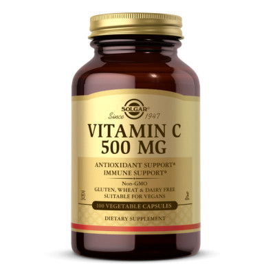 Вітамін С, Vitamin C 500mg - 100 vcaps Вітамін С, Vitamin C 500mg - 100 vcaps