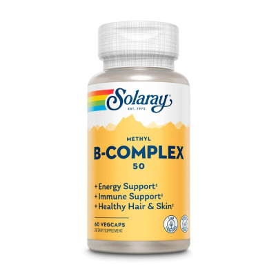 Метил B-комплекс, Methyl B-Complex 50mg - 60 vcaps