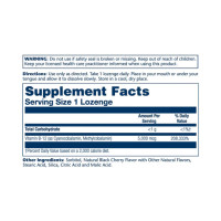 Вітамін Б12, Vitamin B-12 5000mcg - 30 льодяників з смаком вишні