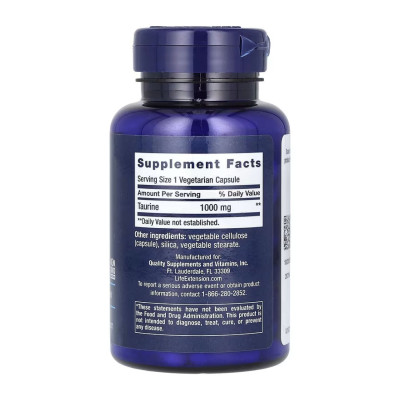 Taurine 1000mg - 90 vcaps