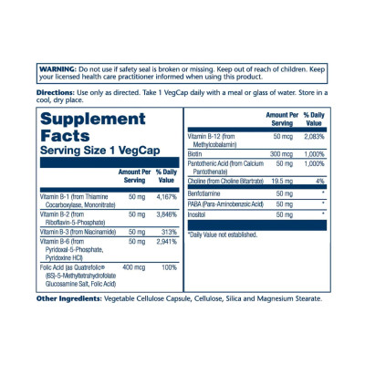 Метил B-комплекс, Methyl B-Complex 50mg - 60 vcaps