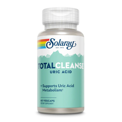 Засіб для виведення сечової кислоти, Solaray, Total Cleanse 60 капсул