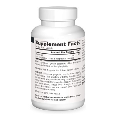 Магній Цитрат, Magnesium Citrate 133 mg - 90 caps