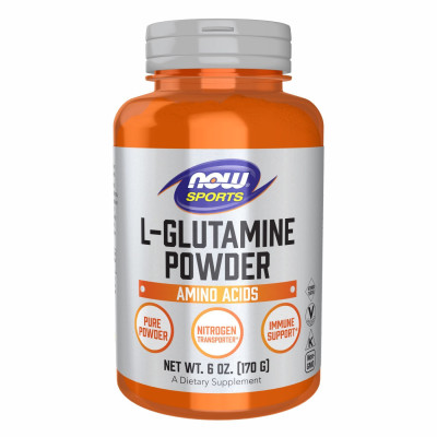 Л-Глютамін, L-Glutamine Powder - 170g Л-Глютамін, L-Glutamine Powder - 170g