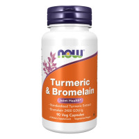 Куркумін і бромелайн, Turmeric & Bromelain - 90 vcaps
