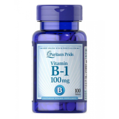 Вітамін В-1, Vitamin B-1 100mg - 100 tablets Вітамін В-1, Vitamin B-1 100mg - 100 tablets