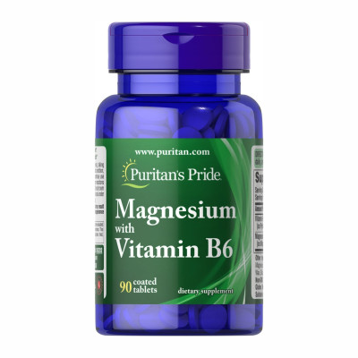 Магній Вітамін Б6, Magnesium Vitamin B6 - 90tab Магній Вітамін Б6, Magnesium Vitamin B6 - 90tab