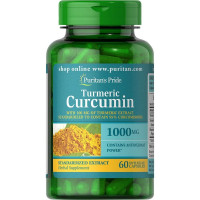 Куркумін з Біоперіном, Turmeric Curcumin 1000 mg with Bioperine 5 mg - 60 caps