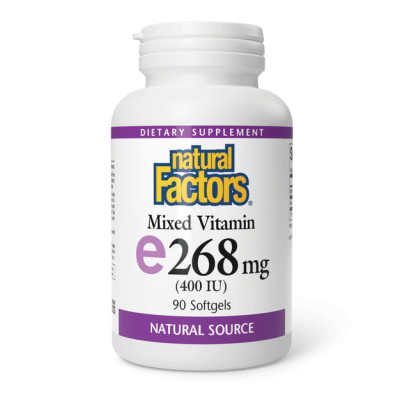 Вітамін Е, Mixed Vitamin E 268 mg (400 IU) - 90 softgels