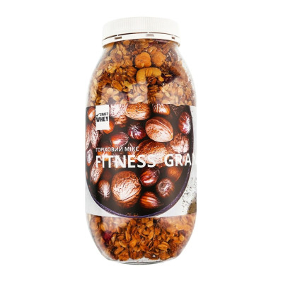 Фітнес гранола з смаком горіховий мікс, Fitness Granola - 450g Nut mix Фітнес гранола з смаком горіховий мікс, Fitness Granola - 450g Nut mix