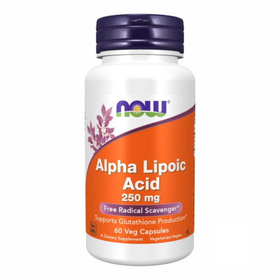 Альфа-ліпоєва кислота, Alpha Lipoic Acid 250 mg - 60 vcaps