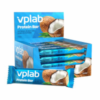 Протеїнові батончики, Protein Bar - 16x45g Coconut