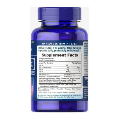 Double Strength Glucosamine, Chondroitin & MSM Joint Soother® - 60 caps