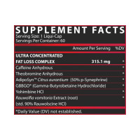 Жироспалювач, Lipo 6 Black Ultra Concentrate - 60 caps (EU version)