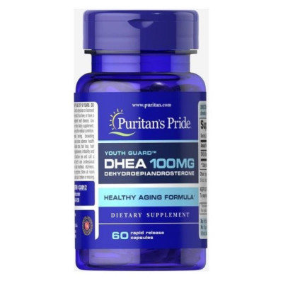 ДГЕА, DHEA 100mg healthy aging formula - 60caps ДГЕА, DHEA 100mg healthy aging formula - 60caps