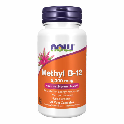 Метил Б12, Methyl B-12 5,000mcg - 90 vcaps Метил Б12, Methyl B-12 5,000mcg - 90 vcaps