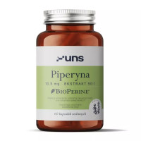 Екстракт плодів чорного перцю, Piperyna - 60 caps