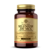 Селен, Yeast-Free Selenium 200mcg - 100 tabs
